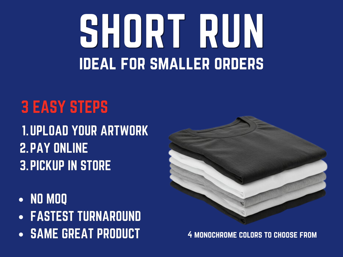 Short Run Custom Printed T-shirts Columbus Ohio
